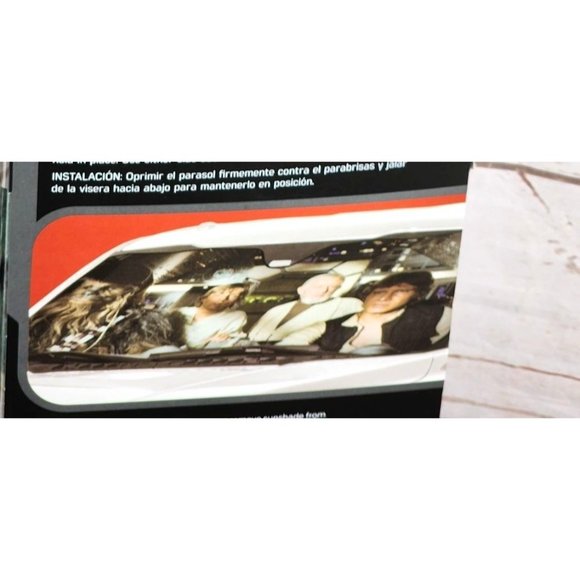 Star Wars Disney Reversible Auto Sunshade | Universal UV Protection - Picture 3 of 14